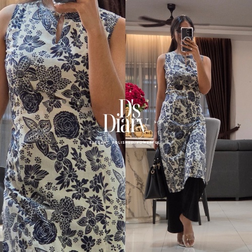 NOIR BLUE KURTI