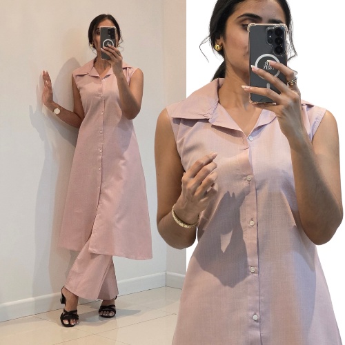 POWDER PINK CO-ORD SUIT