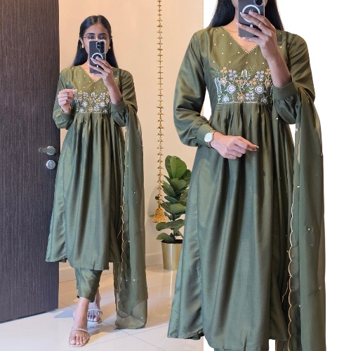 OLIVE GREEN SUIT
